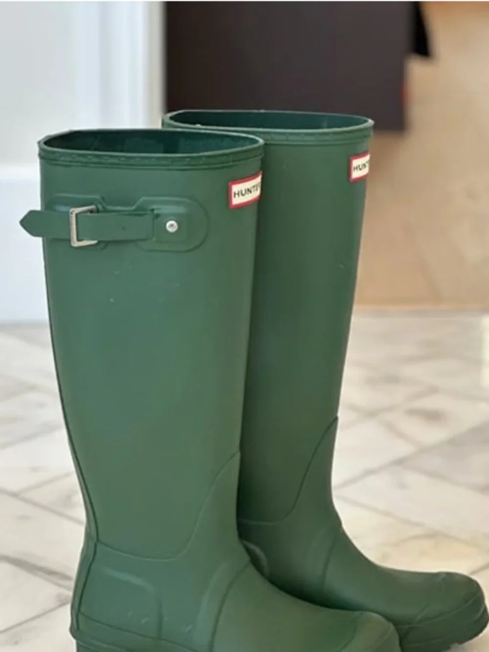 NWOT Hunter Women's Original Tall Rain Boots - Green size 6
